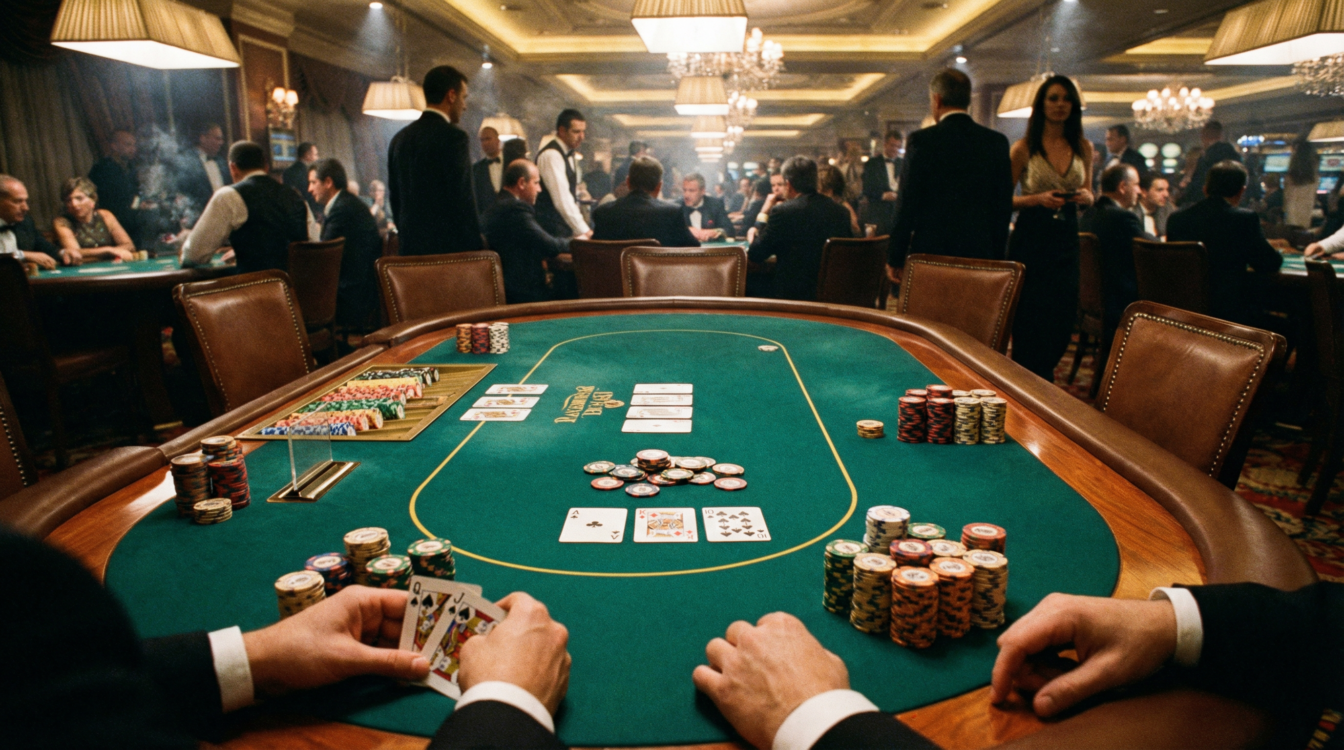 德州扑克专业赛事桌面展示